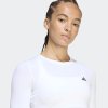 Dámské tričko s dlouhým rukávem adidas PL ESS C LS - foto 6