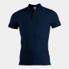 Pánské polo tričko JOMA S/S POLO SHIRT BALI II NAVY BLUE - foto 0