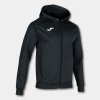 Pánská mikina JOMA MENFIS HOODED JACKET BLACK - foto 0