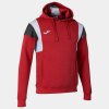 Pánská mikina JOMA CONFORT III HOODIE RED - foto 0