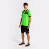 Pánské tričko JOMA SUPERNOVA IV SHORT SLEEVE T-SHIRT FLUOR GREEN BLACK - foto 8