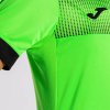 Pánské tričko JOMA SUPERNOVA IV SHORT SLEEVE T-SHIRT FLUOR GREEN BLACK - foto 7