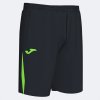 Pánské šortky JOMA CHAMPIONSHIP VII BERMUDA BLACK FLUOR GREEN - foto 0