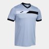 Pánské tričko JOMA COURT SHORT SLEEVE T-SHIRT SKY BLUE NAVY WHITE - foto 0