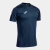 Pánské tričko JOMA ECO ESSENTIAL SHORT SLEEVE T-SHIRT NAVY - foto 0