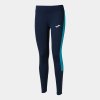 Dámské legíny JOMA ECO CHAMPIONSHIP LONG TIGHTS NAVY FLUOR TURQUOISE - foto 0