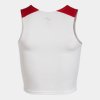 Dámské tílko JOMA ELITE X TOP WHITE RED - foto 1