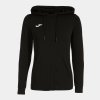Dámská mikina JOMA SCULPTURE II ZIP-UP HOODIE BLACK - foto 0