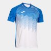 Pánský dres JOMA TIGER VI SHORT SLEEVE T-SHIRT WHITE ROYAL - foto 0