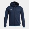 Pánská mikina JOMA OLIMPIADA ZIP-UP HOODIE NAVY FLUOR TURQUOISE - foto 0