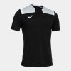 Pánské tričko JOMA TOLEDO SHORT SLEEVE T-SHIRT BLACK - foto 0