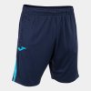 Pánské šortky JOMA CHAMPIONSHIP VII BERMUDA NAVY FLUOR TURQUOISE - foto 0