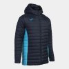 Pánská zimní bunda JOMA URBAN V ANORAK NAVY FLUOR TURQUOISE - foto 0