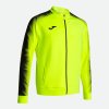 Pánská mikina JOMA ELITE XI FULL ZIP SWEATSHIRT FLUOR YELLOW BLACK - foto 0