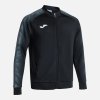 Pánská mikina JOMA ELITE XI FULL ZIP SWEATSHIRT BLACK ANTHRACITE - foto 0