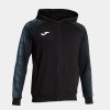 Pánská mikina JOMA ELITE XI ZIP-UP HOODIE BLACK ANTHRACITE - foto 0