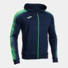 Pánská mikina JOMA ELITE XI ZIP-UP HOODIE NAVY FLUOR GREEN - foto 0