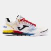 Pánské sálové kopačky JOMA TOP FLEX REBOUND 2476 WHITE RED INDOOR - foto 0
