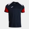 Pánské tričko JOMA DANUBIO SHORT SLEEVE T-SHIRT NAVY BLUE WHITE - foto 0