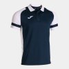 Pánské polo tričko JOMA PHOENIX III SHORT SLEEVE POLO NAVY BLUE WHITE - foto 0