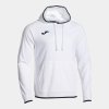 Pánská mikina JOMA COMBI PREMIUM HOODIE WHITE DARK NAVY - foto 0