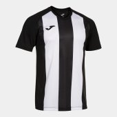 Chlapecký dres JOMA INTER IV SHORT SLEEVE T-SHIRT BLACK WHITE