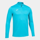 Pánská mikina JOMA SWEATSHIRT RUNNING NIGHT TURQUOISE FLUORESCENT