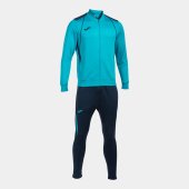 Pánská souprava JOMA CHAMPIONSHIP VII TRACKSUIT FLUOR TURQUOISE-NAVY
