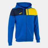 Pánská mikina JOMA CREW V ZIP-UP HOODIE ROYAL YELLOW