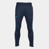 Pánské tepláky JOMA CHAMPIONSHIP VII LONG PANTS NAVY FLUOR TURQUOISE