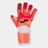 Dětské brankářské rukavice JOMA HUNTER JR GOALKEEPER GLOVES CORAL WHITE
