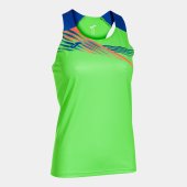 Dámské tričko JOMA ELITE X TANK TOP FLUOR GREEN ROYAL