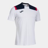 Pánské tričko JOMA TOLEDO SHORT SLEEVE T-SHIRT WHITE NAVY