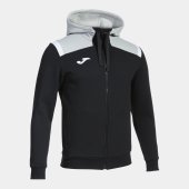 Pánská mikina JOMA TOLEDO  ZIP-UP HOODIE BLACK