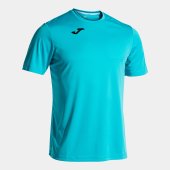 Pánské tričko JOMA COMBI SHORT SLEEVE T-SHIRT FLUOR TURQUOISE