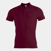 Pánské polo tričko JOMA S/S POLO SHIRT BALI II DARK RED