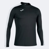 Pánské tričko s dlouhým rukávem JOMA ACADEMY T-SHIRT BLACK-WHITE M/L