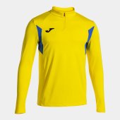 Pánská mikina JOMA WINNER III SWEATSHIRT YELLOW-ROYAL BLUE