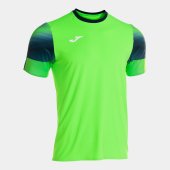 Pánské tričko JOMA ELITE XI SHORT SLEEVE T-SHIRT FLUOR GREEN NAVY