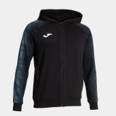Pánská mikina JOMA ELITE XI ZIP-UP HOODIE BLACK ANTHRACITE