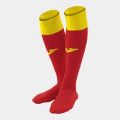 Štulpny JOMA FOOTBALL SOCKS CALCIO 24 RED-YELLOW -PACK 4-