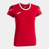 Dámské tričko JOMA ELITE XI SHORT SLEEVE T-SHIRT RED WHITE