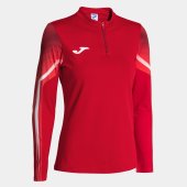 Dámská mikina JOMA ELITE XI SWEATSHIRT RED WHITE
