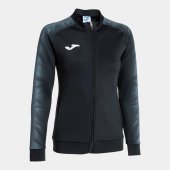 Dámská mikina JOMA ELITE XI FULL ZIP SWEATSHIRT BLACK ANTHRACITE