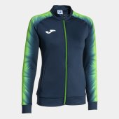 Dámská mikina JOMA ELITE XI FULL ZIP SWEATSHIRT NAVY FLUOR GREEN