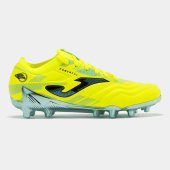 Pánské kopačky lisovky JOMA POWERFUL CUP 2411 LEMON FLUOR TURQUOISE FIRM GROUND