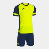 Pánská souprava JOMA PHOENIX III SET FLUOR YELLOW NAVY BLUE