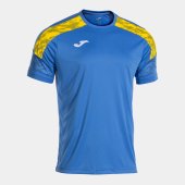 Pánské tričko JOMA CHAMPIONSHIP VIII SHORT SLEEVE T-SHIRT ROYAL BLUE YELLOW