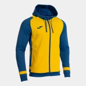 Pánská mikina JOMA PHOENIX III ZIP-UP HOODIE YELLOW ROYAL BLUE