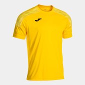 Pánské tričko JOMA CHAMPIONSHIP VIII SHORT SLEEVE T-SHIRT YELLOW